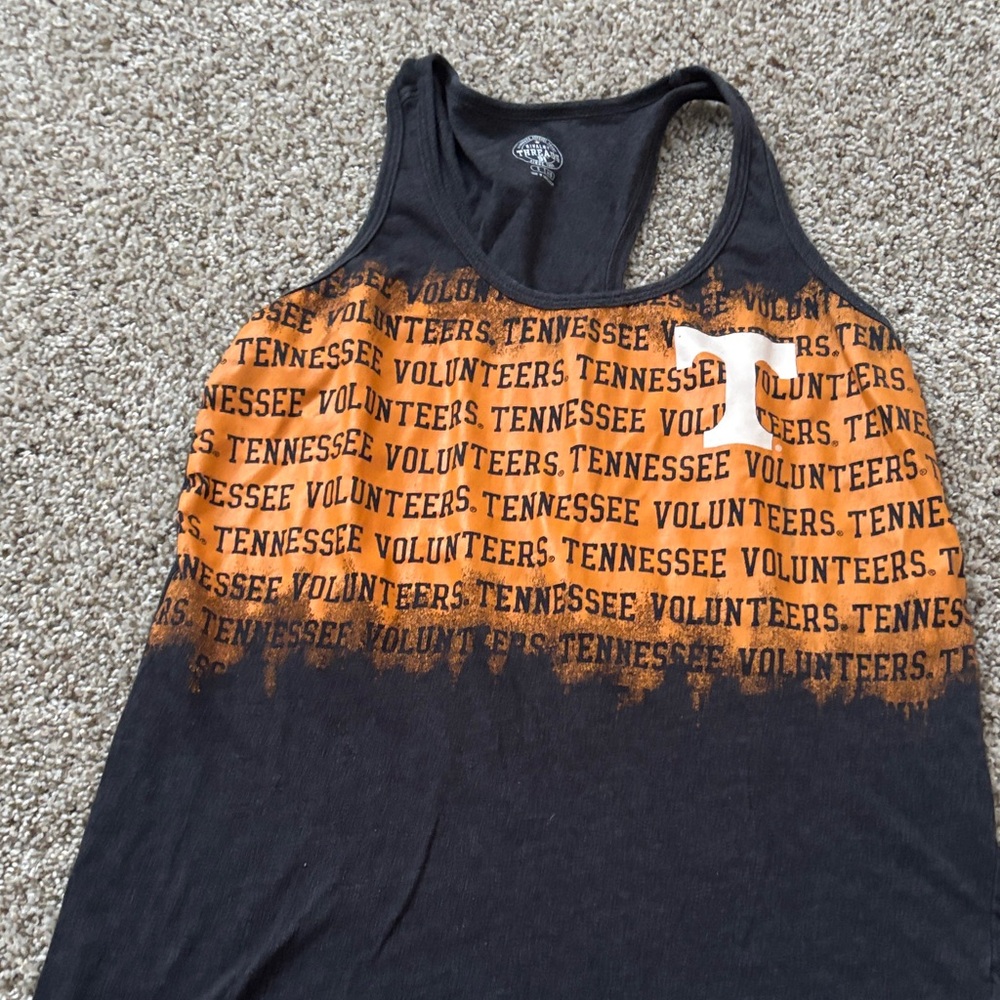 Rivalry Threads Black and Orange Tank Top